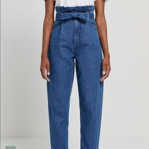 Frank & Oak paperbag jeans